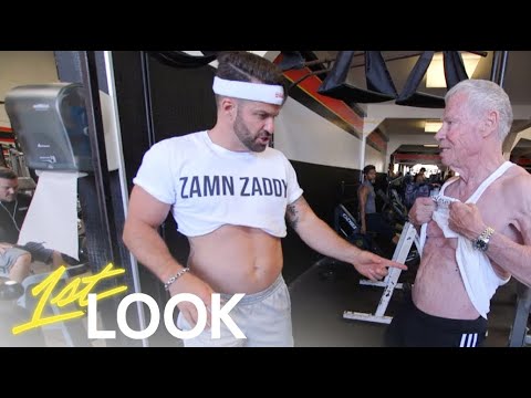 Johnny Bananas Pumps Iron With 87-Year-Old Bodybuilder, Jim Arrington | 1st Look TV