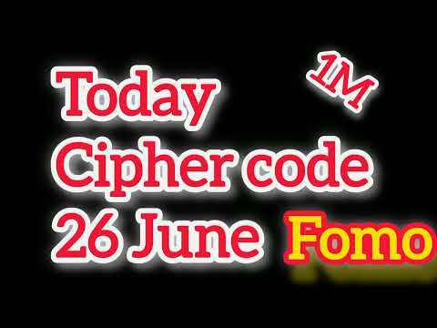 Hamster Kombat Daily Cipher Today 1M Coins 26 June 2024|pixel tap