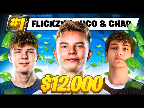 1ST PLACE IN TRIO CASH CUP FINALS ($12,000) 🏆 w/ FlickzyV2 & Chap