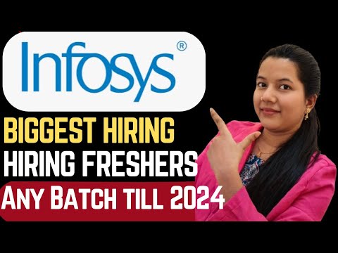 Job for Freshers🔥| Infosys Hiring Freshers | Any Batch till 2024