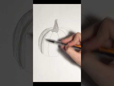 How To Draw A Pumpkin #drawing #art