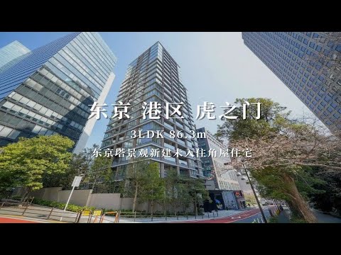 日本东京港区东京塔景观新建未入住角屋住宅