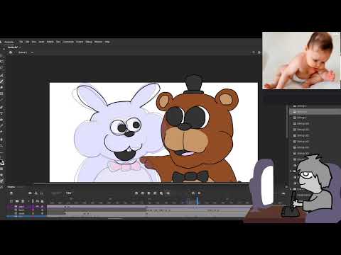 Working in FNAF animation cause I really need to finish it