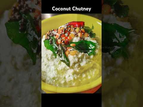 Coconut Chutney for Idly Dosa or Vada #shorts #ytshorts #coconutchutney