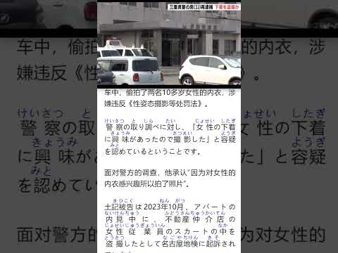 中日双语日语听力：日本一警察拍女性内衣被捕 #pinyin #automobile #东京