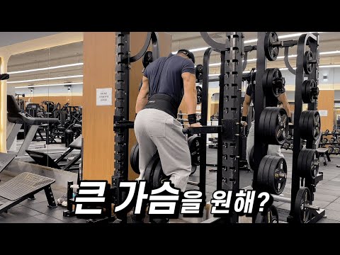 큰 가슴만드는 가슴운동루틴 (구독자 파트너운동)