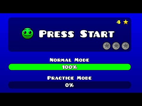 Geometry dash subzero [press start] (no coins) + pixels