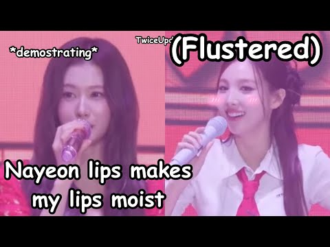 twice sana talks sanayeon kissed  *nayeon is too stunned to speak*