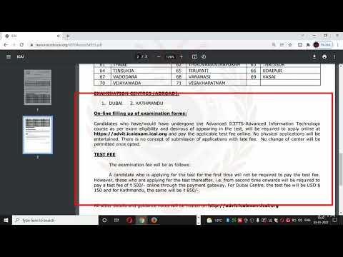 Breaking News | ICAI Very Important Announcement | 3rd January 2022 | ICAI Exams | CA Exams