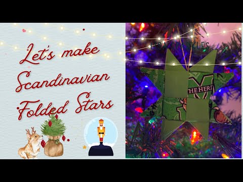 DIY Scandinavian Folded Stars: Quick & Easy Holiday Decor