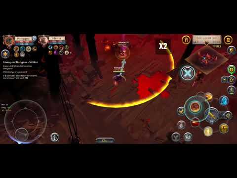 Albion 1h Fire Staff Vs Claymore Stalker Corrupted Dungeons | Albion Online