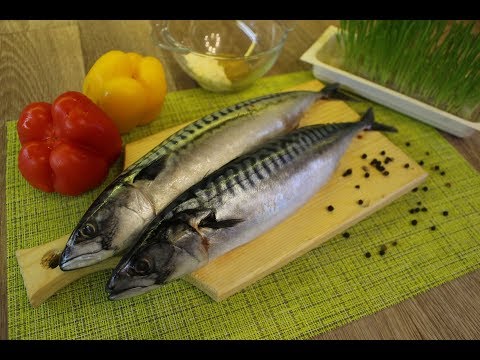 Скумбрия в духовке, легко, быстро и очень вкусно