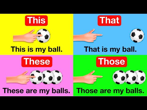 THIS, THAT, THESE & THOSE 🤔  | Grammar lesson |  Learn the difference & quiz!