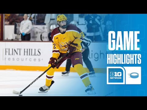 Michigan State at Minnesota | Highlights | Big Ten Hockey | 12/13/2024