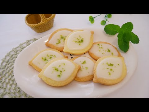 夏天滋味「檸檬糖霜餅乾/ Lemon Glazed Cookies / レモンクッキー」好清爽、甜而不膩！！🍋🍋