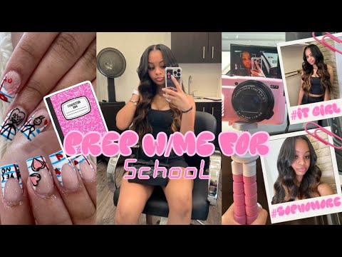 BACK TO SCHOOL MAINTENANCE/PREP VLOG | hair, nails, lashes, 1st day outfit, etc..|| Ra’Mariah Alexia