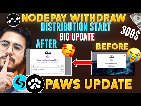 Nodepay Airdrop Widhraw Tokens 🔥 | Nodepay Price | Paws Airdrop Update #nodepay #paws #airdrop