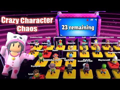 Stumble Guys Crazy Character Chaos