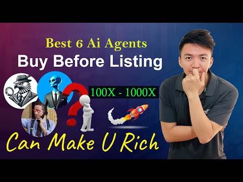 Best 6 Ai Agents Coins to Buy Now Before Listing | These Ai Agents Crypto Can Make You Rick in 2025