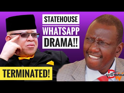 ISSAC MWAURA REMOVED FROM ALL STATE HOUSE WHATSAPP GROUPS!!