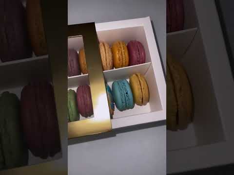 The BEST Macarons Ever! #macarons #macaron #frenchmacaron #shorts #foodreview