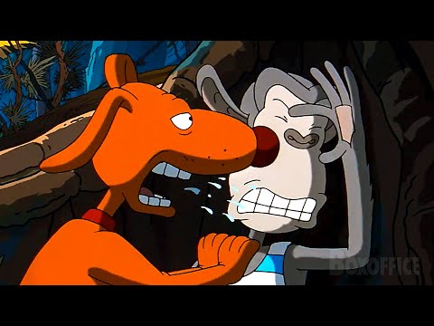 Monkeys and dogs are NOT friends 😂 | Rugrats Go Wild | CLIP