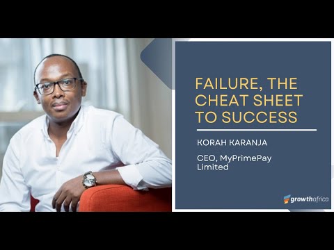 FAILURE, THE CHEAT SHEET TO SUCCESS