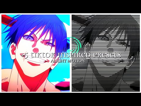 +5 Tiktok inspired edits #3 [ Xml + QR + CC ] #alightmotionpresets #jujutsukaisen