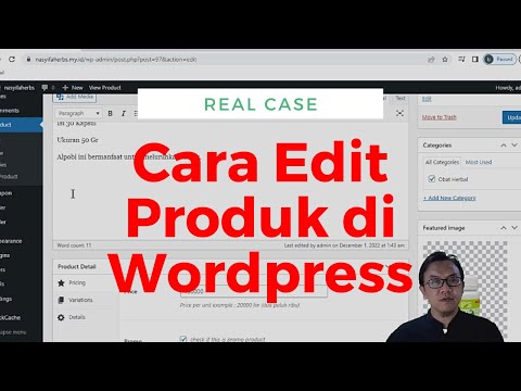 How to Edit Product - Case Study (Cara Edit Produk di Wordpress)