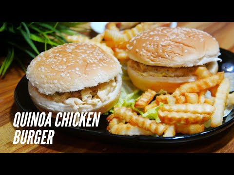 Quiona Chicken Burger || Kids special || Asheescookbook