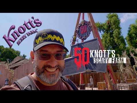 Knott's Berry Farm | Knott's Scary Farm 50th Anniversary Decorations and Merch 2023