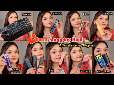 Daraz Shopping Haul🛍️ | Affordable Makeup Products Unboxing & Review |  @Asma_Khan