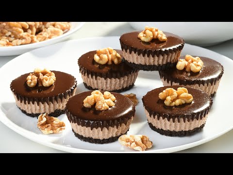 New chocolate dessert that melts in the mouth! No bake, no flour, no eggs!