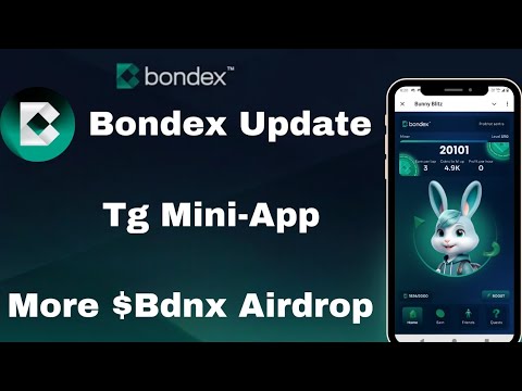 Bondex New mining on telegram with more airdrops | bondex mining update | crypto Airdrop