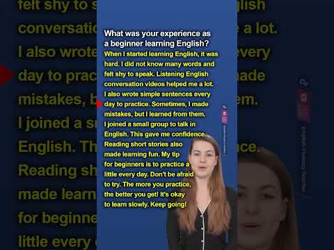 English Listening Skills Practice For Beginners