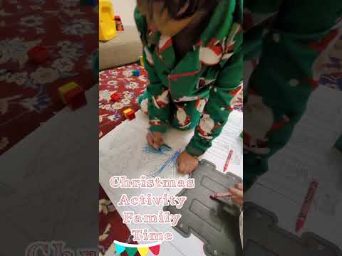 Life of Christmas Activity | Kids Fun Time #shorts