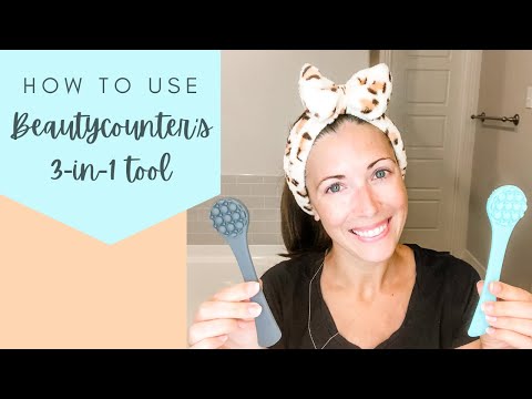 How to use Beautycounter's 3-in-1 Facial Tool