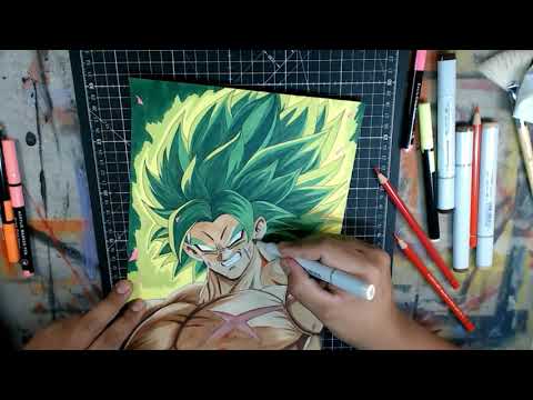 How to Draw Broly Dragon Ball Super