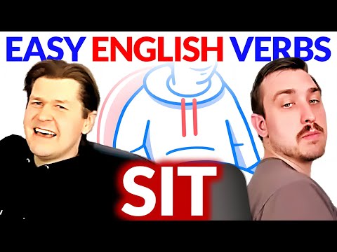 SIT 🪑 Easy English Verbs | English Comprehensible Input Beginner Lesson | Learn English Naturally