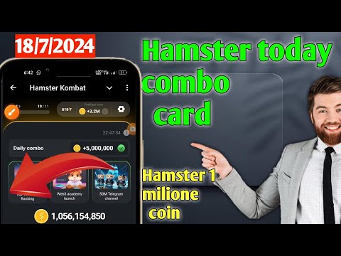 Hamster today combo card l hamster 18 july combo card l hamster breaking news l