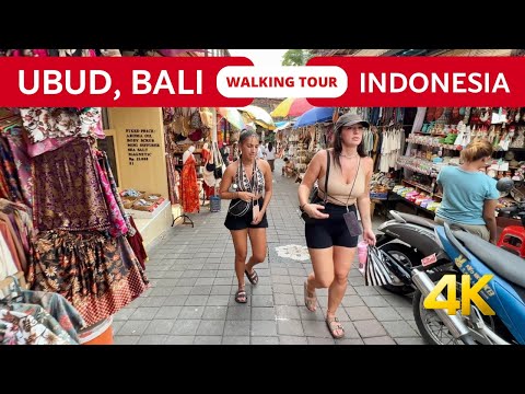 Travel UBUD BALI Indonesia 🇮🇩 WALKING tour 2024 [4K]