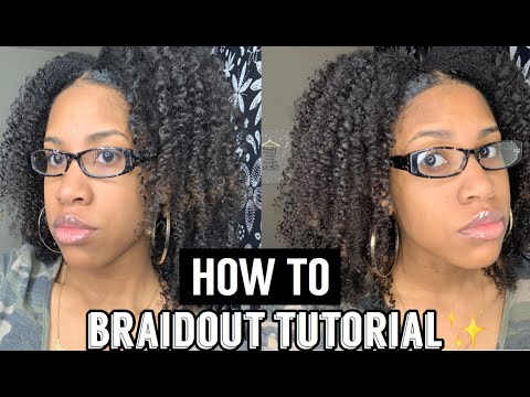 Easy Braid-out Tutorial Using Only Two Products | Type 4 Hair | Natural Hair