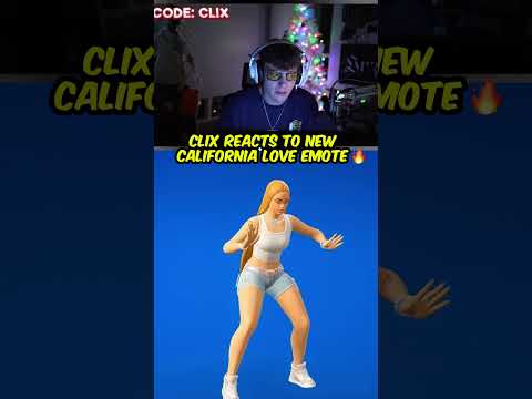 Clix REACTS to NEW California Love emote 🔥