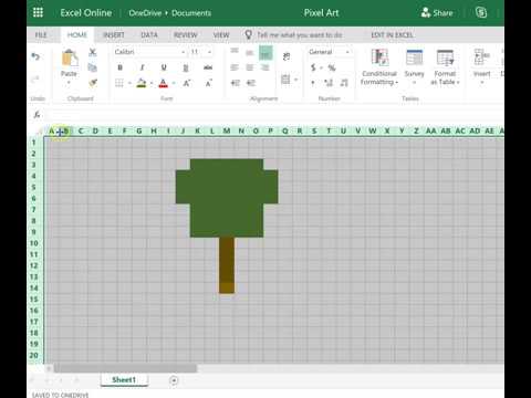 Excel Pixel Art