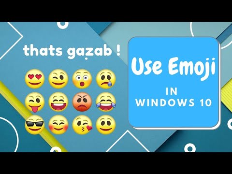 how to use emoji in windows 10 #shorts