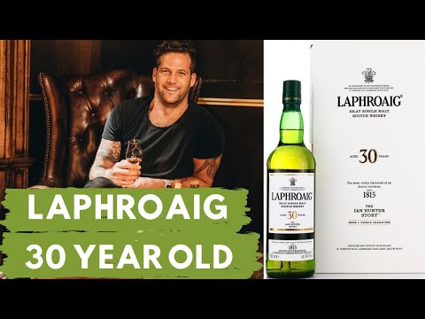 Laphroaig 30 Year Old The Ian Hunter Story – Book 1 SCOTCH WHISKY rare collectible scotch whisky