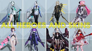 All 25 Heroes and 12 Skins: RE: AETATIS | MOBA Gameplay (Android/IOS)