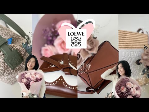 💎WHAT’S IN MY BAG: loewe haul mini puzzle, mini gate, cubi and basket tote