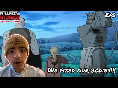 WE FIXED OUR BODIES! | FULLMETAL ALCHEMIST: BROTHERHOOD EPISODE 6 REACTION