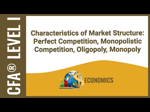 CFA® Level I Economics - Characteristics of Market Structure